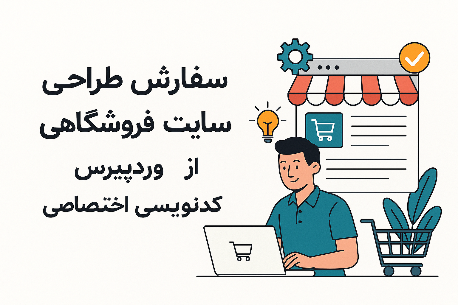 سفارش طراحی سایت فروشگاهی؛ از وردپرس تا کدنویسی اختصاصی ChatGPT Image Apr 15 2025 11 26 41 PM