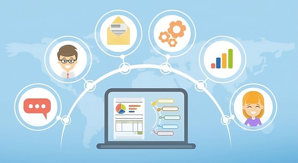 نرمافزار CRM چیست و چرا هر کسبوکار ایرانی به آن نیاز دارد؟ upscalemedia transformed555555555